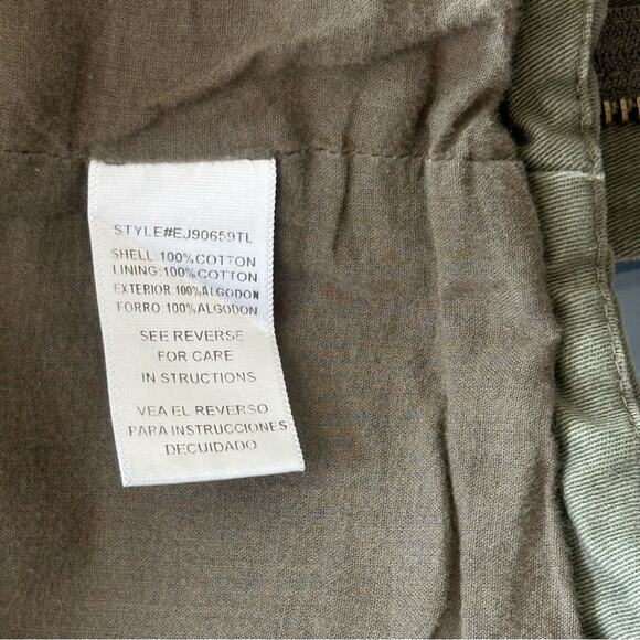 EN CREME women's Embroidered Olive Green Jacket - SIZE SMALL - Picture 13 of 16